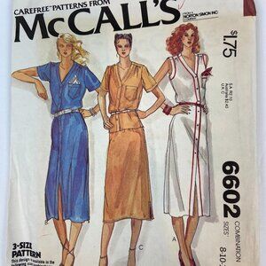 Vintage 1979s McCall’s Sewing Pattern Size 8-10-12 Uncut